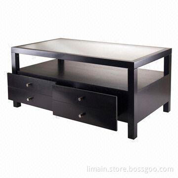 Coffee Table with Espresso Finishing